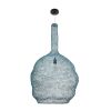 GLOBOSTAR® KENTUCKY 02355 Vintage Κρεμαστό Φωτιστικό Οροφής με Ντουί 1 x E27 AC 220-240V IP20 - Τιρκουάζ - Μ60 x Π60 x Υ90cm