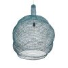 GLOBOSTAR® KENTUCKY 02355 Vintage Κρεμαστό Φωτιστικό Οροφής με Ντουί 1 x E27 AC 220-240V IP20 - Τιρκουάζ - Μ60 x Π60 x Υ90cm