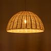 GLOBOSTAR® MONTANA 02378 Boho Κρεμαστό Φωτιστικό Οροφής με Ντουί 1 x E27 AC 220-240V IP20 - Μπεζ - Μ50 x Π50 x Υ25cm