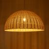 GLOBOSTAR® MONTANA 02379 Boho Κρεμαστό Φωτιστικό Οροφής με Ντουί 1 x E27 AC 220-240V IP20 - Μπεζ - Μ80 x Π80 x Υ40cm