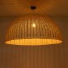 GLOBOSTAR® MONTANA 02380 Boho Κρεμαστό Φωτιστικό Οροφής με Ντουί 1 x E27 AC 220-240V IP20 - Μπεζ - Μ120 x Π120 x Υ60cm