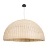 GLOBOSTAR® MONTANA 02380 Boho Κρεμαστό Φωτιστικό Οροφής με Ντουί 1 x E27 AC 220-240V IP20 - Μπεζ - Μ120 x Π120 x Υ60cm