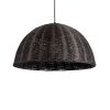 GLOBOSTAR® MONTANA 02381 Boho Κρεμαστό Φωτιστικό Οροφής με Ντουί 1 x E27 AC 220-240V IP20 - Καφέ - Μ50 x Π50 x Υ25cm