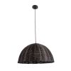GLOBOSTAR® MONTANA 02381 Boho Κρεμαστό Φωτιστικό Οροφής με Ντουί 1 x E27 AC 220-240V IP20 - Καφέ - Μ50 x Π50 x Υ25cm