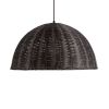 GLOBOSTAR® MONTANA 02381 Boho Κρεμαστό Φωτιστικό Οροφής με Ντουί 1 x E27 AC 220-240V IP20 - Καφέ - Μ50 x Π50 x Υ25cm