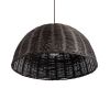 GLOBOSTAR® MONTANA 02381 Boho Κρεμαστό Φωτιστικό Οροφής με Ντουί 1 x E27 AC 220-240V IP20 - Καφέ - Μ50 x Π50 x Υ25cm
