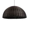 GLOBOSTAR® MONTANA 02382 Boho Κρεμαστό Φωτιστικό Οροφής με Ντουί 1 x E27 AC 220-240V IP20 - Καφέ - Μ80 x Π80 x Υ40cm