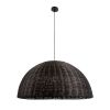 GLOBOSTAR® MONTANA 02382 Boho Κρεμαστό Φωτιστικό Οροφής με Ντουί 1 x E27 AC 220-240V IP20 - Καφέ - Μ80 x Π80 x Υ40cm