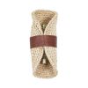 GLOBOSTAR® GUAVA 02385 Boho Φωτιστικό Τοίχου - Απλίκα με Ντουί 2 x G9 AC 220-240V IP20 - Μπεζ & Καφέ - Μ11 x Π13 x Υ30cm