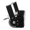 GLOBOSTAR® GOLIATH 90100-1 Προβολέας για Γήπεδα Tennis & Ποδοσφαίρου 5x5 LED 50W 7500lm 75°x135° SDCM<5 Fish Eye Lens AC 220-240V Αδιάβροχο IP65 IK08 Φυσικό Λευκό 5000K - Lumileds SMD Chip & Mean Well Driver - Μαύρο Ματ - Μ32 x Π12 x Υ9cm - 5 Χ