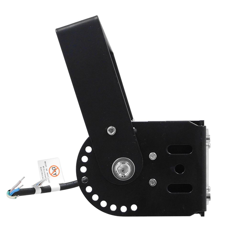 GLOBOSTAR® GOLIATH 90100-1 Προβολέας για Γήπεδα Tennis & Ποδοσφαίρου 5x5 LED 50W 7500lm 75°x135° SDCM<5 Fish Eye Lens AC 220-240V Αδιάβροχο IP65 IK08 Φυσικό Λευκό 5000K - Lumileds SMD Chip & Mean Well Driver - Μαύρο Ματ - Μ32 x Π12 x Υ9cm - 5 Χ