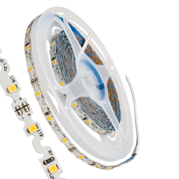 GloboStar® 70042 Ταινία LED Τύπου S Ζιγκ Ζαγκ SMD 2835 5m 6W/m 60LED/m 924lm/m 120° DC 12V IP20 Θερμό Λευκό 3000K - 5 Χρόνια Εγγύηση