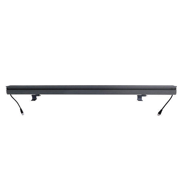 GLOBOSTAR® WASHER-MARGO 05101 Μπάρα Φωτισμού Wall Washer LED 24W 2880lm 10-30° DC 24V Αδιάβροχο IP66 Πορτοκαλί 2200K Dimmable - Γκρι Ανθρακί - Μ100 x Π4 x Υ5cm - 3 Χρόνια Εγγύηση