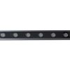 GLOBOSTAR® WASHER-MOZA 05107 Μπάρα Φωτισμού Wall Washer LED 24W 2400lm 10-30° DC 24V Αδιάβροχο IP66 RGB Dimmable - Γκρι Ανθρακί - Μ100 x Π4 x Υ5cm - 3 Χρόνια Εγγύηση