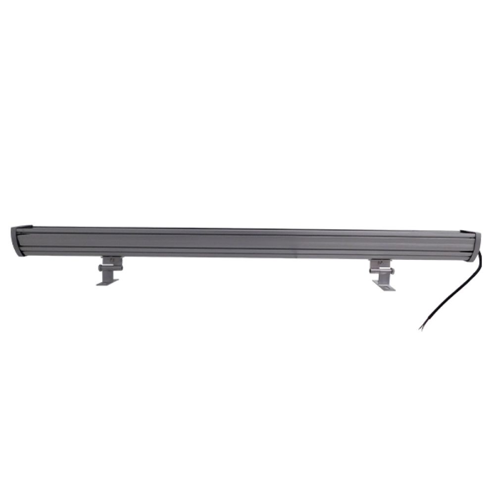 GLOBOSTAR® WASHER-MOZA 05108 Μπάρα Φωτισμού Wall Washer LED 48W 5760lm 10-30° DC 24V Αδιάβροχο IP66 Πορτοκαλί 2200K Dimmable - Γκρι Ανθρακί - Μ100 x Π6.5 x Υ6.6cm - 3 Χρόνια Εγγύηση