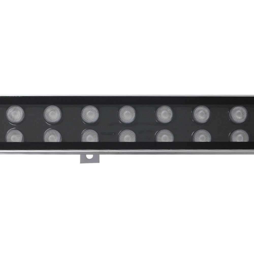 GLOBOSTAR® WASHER-MOZA 05113 Μπάρα Φωτισμού Wall Washer LED 48W 5760lm 10-30° DC 24V Αδιάβροχο IP66 Ροζ Dimmable - Γκρι Ανθρακί - Μ100 x Π6.5 x Υ6.6cm - 3 Χρόνια Εγγύηση