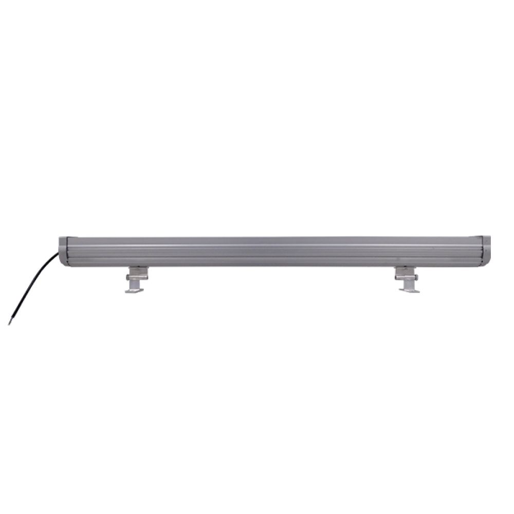 GLOBOSTAR® WASHER-MOZA 05115 Μπάρα Φωτισμού Wall Washer LED 72W 8640lm 10-30° DC 24V Αδιάβροχο IP66 Πορτοκαλί 2200K Dimmable - Γκρι Ανθρακί - Μ100 x Π7.4 x Υ7cm - 3 Χρόνια Εγγύηση