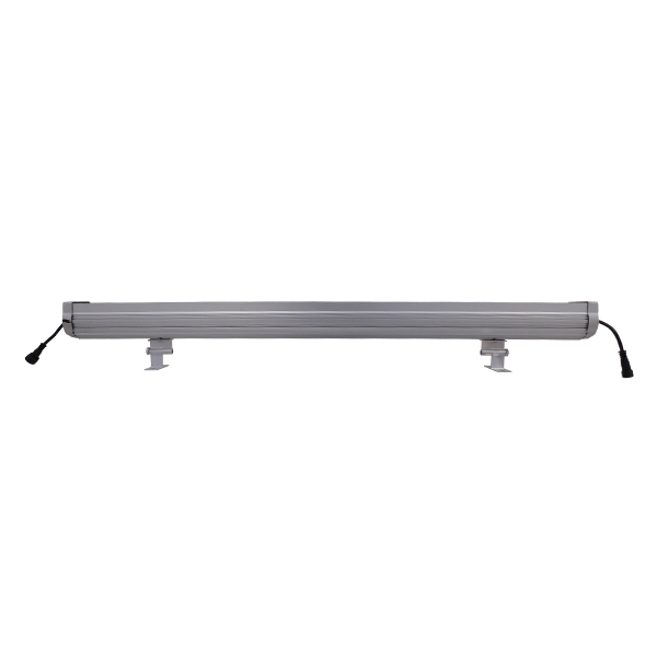 GLOBOSTAR® WASHER-MOZA 05121 Μπάρα Φωτισμού Wall Washer LED 72W 7200lm 10-30° DC 24V Αδιάβροχο IP66 RGB Dimmable - Γκρι Ανθρακί - Μ100 x Π7.4 x Υ7cm - 3 Χρόνια Εγγύηση