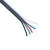 GLOBOSTAR® COLORCABLE 70737 Εύκαμπτο Πλακέ Καλώδιο 5 x 0.25mm² για Ταινία LED RGBW IP20 - Πολύχρωμο - Μ100 x Π1.1 x Υ0.1cm