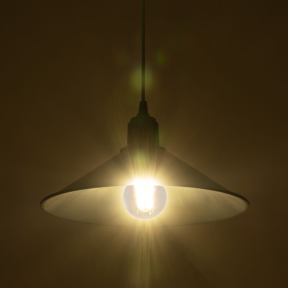 GLOBOSTAR® FERRO 203-0084 Μοντέρνο Κρεμαστό Φωτιστικό Οροφής με Ντουί 1 x E27 AC 220-240V IP20 - Μαύρο - Μ30 x Π30 x Υ15cm