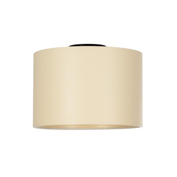 GLOBOSTAR® CILIO 203-0149 Μοντέρνο Φωτιστικό Οροφής με Ντουί 1 x E27 AC 220-240V IP20 - Λευκό - Μ30 x Π30 x Υ22cm