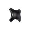 GLOBOSTAR® SPARK 60683 Μοντέρνο Φωτιστικό Τοίχου - Απλίκα LED 8W 800lm 30° AC 220-240V Αδιάβροχο IP65 Θερμό Λευκό 2700K - CREE XPE Chip & TÜV SÜD Driver - Μαύρο Ματ - Μ14.5 x Π5 x Υ14.5cm - 5 Χρόνια Εγγύηση
