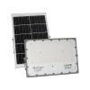 GLOBOSTAR® LUMOVOX 73070 Προβολέας LED 400W 20000lm 120° DC 5V με Φωτοβολταϊκό Panel 5V 25W & Επαναφορτιζόμενη Μπαταρία Li-ion 3.2V 20000mAh Αδιάβροχο IP67 Ψυχρό Λευκό 6000K - 400 x SMD2835 Sanan Chip - Γκρι Ανθρακί - Μ45 x Π7.5 x Υ30.5cm - 2 Χρόνια Ε