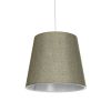 GLOBOSTAR® CONEY 203-0074 Μοντέρνο Κρεμαστό Φωτιστικό Οροφής με Ντουί 1 x E27 AC 220-240V IP20 - Λαδί - Μ26 x Π26 x Υ25cm