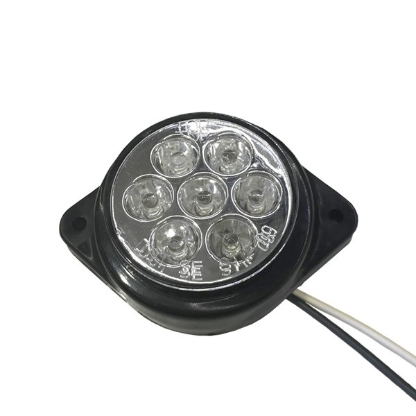 GloboStar® 115411 Πλευρικά Φώτα Όγκου Φορτηγών FLAT BULLET LED 7 SMD DC 24V Αδιάβροχο IP66 Ψυχρό Λευκό 6000K GloboStar® 115411 Πλευρικά Φώτα Όγκου Φορτηγών FLAT BULLET LED 7 SMD DC 24V Αδιάβροχο IP66 Ψυχρό Λευκό 6000K