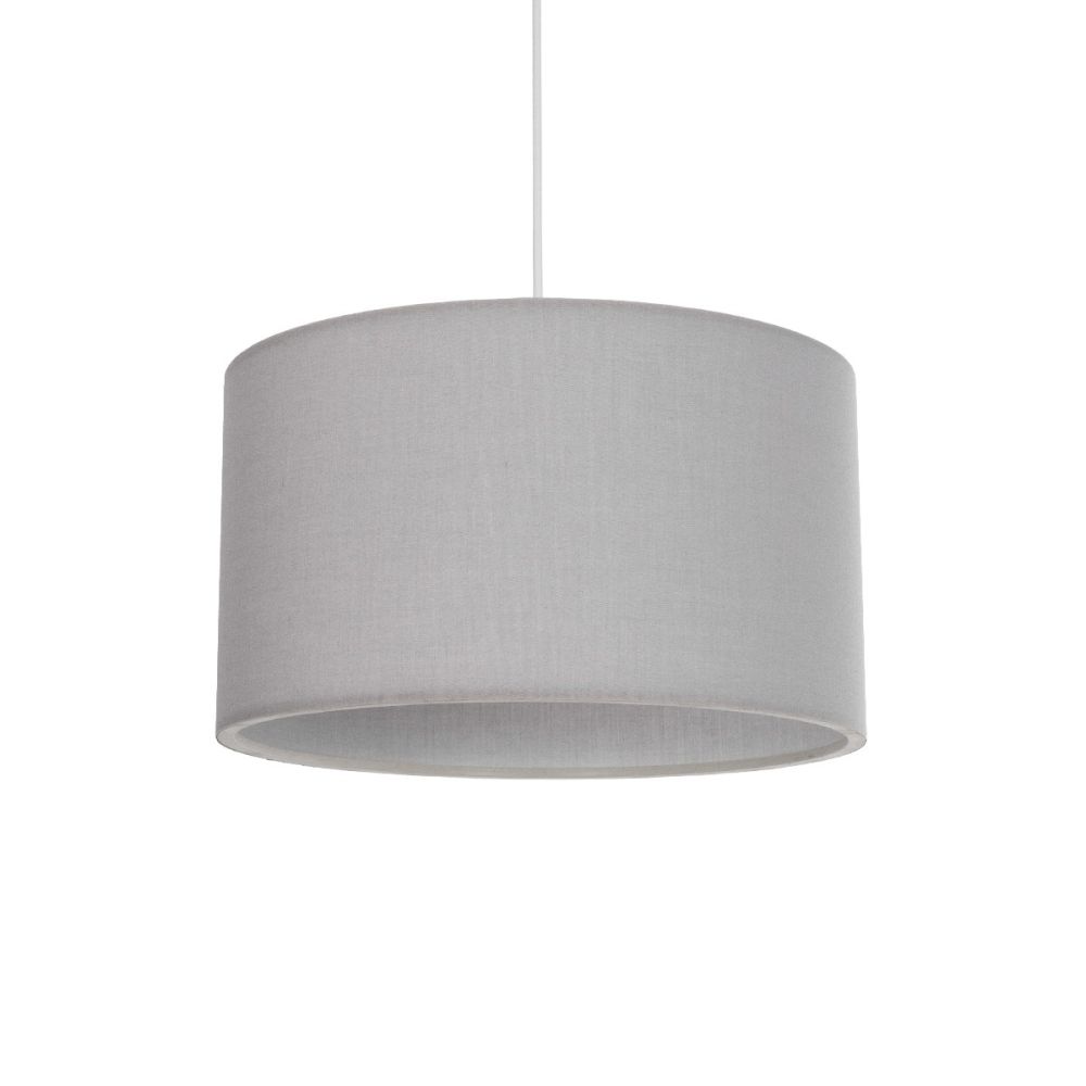 GLOBOSTAR® LOFTY 204-0093 Μοντέρνο Κρεμαστό Φωτιστικό Οροφής με Ντουί 1 x E27 AC 220-240V IP20 - Γκρι - Μ37 x Π37 x Υ21cm