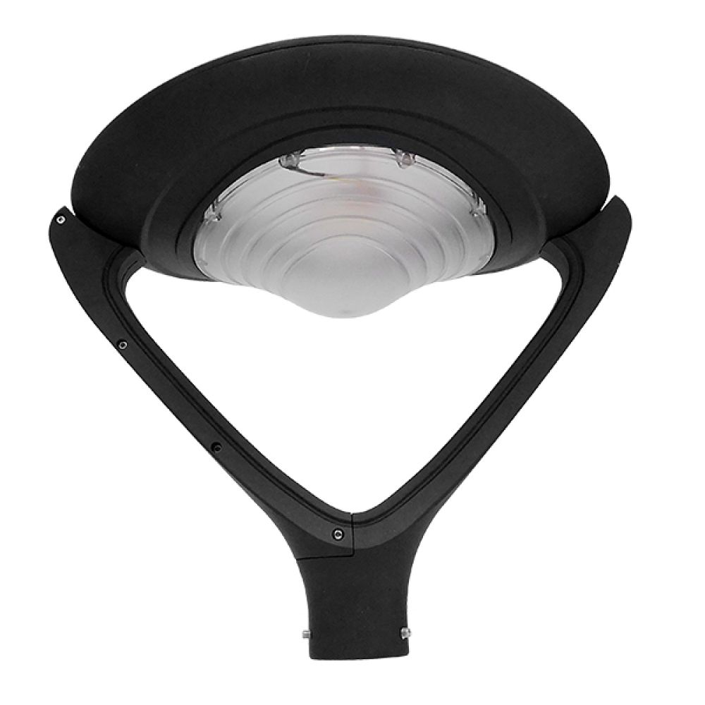 GLOBOSTAR® SQUARE 12117 Φωτιστικό Στύλου/Κολώνας Πλατείας/Πάρκου με Ασύρματο Χειριστήριο LED 25W 2500lm 120° Ενσωματωμένο Φωτοβολταϊκό Panel 5V 12W & Επαναφορτιζόμενη Μπαταρία Li-ion 3.2V 24000mAh με Αισθητήρα Κίνησης-Ημέρας-Νύχτας Αδιάβροχο IP65 Ψυχρ