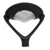 GLOBOSTAR® SQUARE 12117 Φωτιστικό Στύλου/Κολώνας Πλατείας/Πάρκου με Ασύρματο Χειριστήριο LED 25W 2500lm 120° Ενσωματωμένο Φωτοβολταϊκό Panel 5V 12W & Επαναφορτιζόμενη Μπαταρία Li-ion 3.2V 24000mAh με Αισθητήρα Κίνησης-Ημέρας-Νύχτας Αδιάβροχο IP65 Ψυχρ