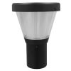 GLOBOSTAR® SOLARTIS 12126 Μοντέρνο Φωτιστικό Τοίχου - Απλίκα LED 10W 1000lm 180° με Ενσωματωμένο Φωτοβολταϊκό Panel 6V 5W & Επαναφορτιζόμενη Μπαταρία Li-ion 3.2V 6000mAh με Αισθητήρα Ημέρας-Νύχτας Αδιάβροχο IP65 Ψυχρό Λευκό 6000K - Γκρι Ανθρακί - Μ24 