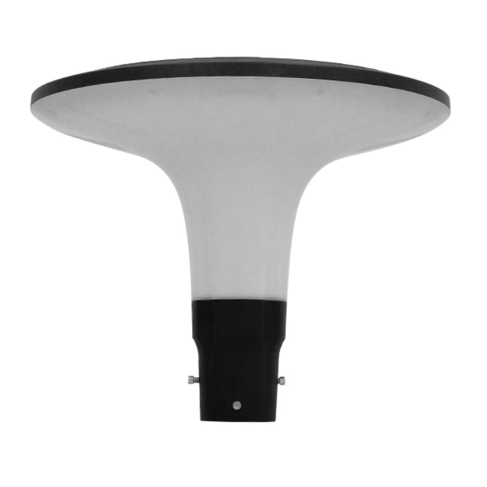 GLOBOSTAR® SQUARE 12144 Φωτιστικό Κολωνάκι Κήπου LED 100W 12000lm 120° AC 220-240V Αδιάβροχο IP65 Θερμό Λευκό 2700K - Γκρι Ανθρακί - Μ54 x Π54 x Υ45cm - 3 Χρόνια Εγγύηση