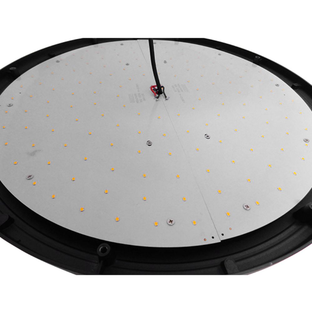 GLOBOSTAR® SQUARE 12144 Φωτιστικό Κολωνάκι Κήπου LED 100W 12000lm 120° AC 220-240V Αδιάβροχο IP65 Θερμό Λευκό 2700K - Γκρι Ανθρακί - Μ54 x Π54 x Υ45cm - 3 Χρόνια Εγγύηση