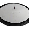 GLOBOSTAR® SQUARE 12144 Φωτιστικό Κολωνάκι Κήπου LED 100W 12000lm 120° AC 220-240V Αδιάβροχο IP65 Θερμό Λευκό 2700K - Γκρι Ανθρακί - Μ54 x Π54 x Υ45cm - 3 Χρόνια Εγγύηση