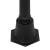 GLOBOSTAR® DIRAHIO 12148 Φωτιστικό Κολωνάκι Κήπου με Ντουί 1 x E27 120° AC 220-240V Αδιάβροχο IP65 - Γκρι Ανθρακί - Μ32 x Π32 x Υ109cm