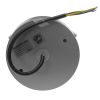 GLOBOSTAR® ZERODA 93066 Μοντέρνο Φωτιστικό Τοίχου - Απλίκα LED 9W 1440lm 1° AC 220-240V IP44 Ψυχρό Λευκό 6000K - CREE XPE Chip & TÜV SÜD Driver - Ασημί - Μ12 x Π11 x Υ17cm - 5 Χρόνια Εγγύηση