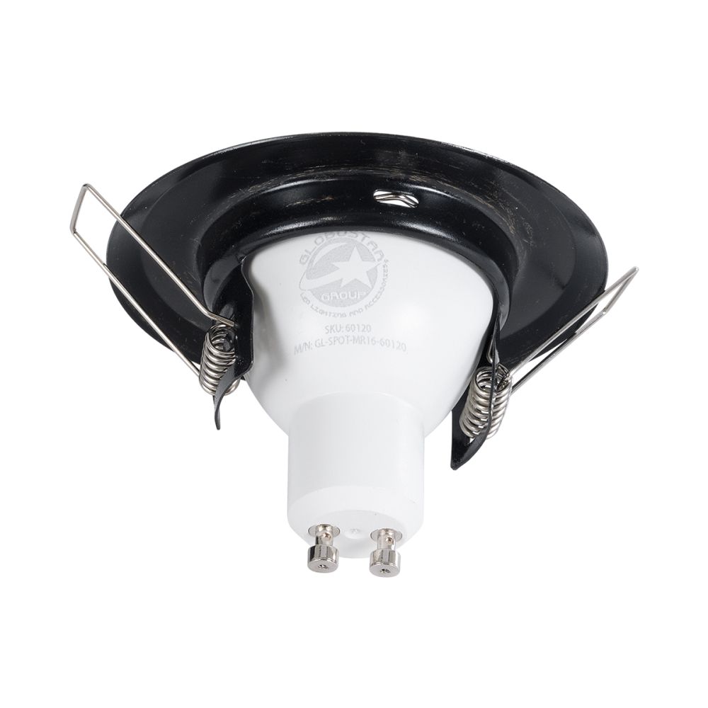 GLOBOSTAR® ORO 77813 Χωνευτή Βάση για Σποτ MR16 με Ντουί GU10/GU5.3 IP20 - Μπρούτζινο - Μ8.3 x Π8.3 x Υ3.1cm / Q6cm