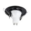GLOBOSTAR® ORO 77813 Χωνευτή Βάση για Σποτ MR16 με Ντουί GU10/GU5.3 IP20 - Μπρούτζινο - Μ8.3 x Π8.3 x Υ3.1cm / Q6cm