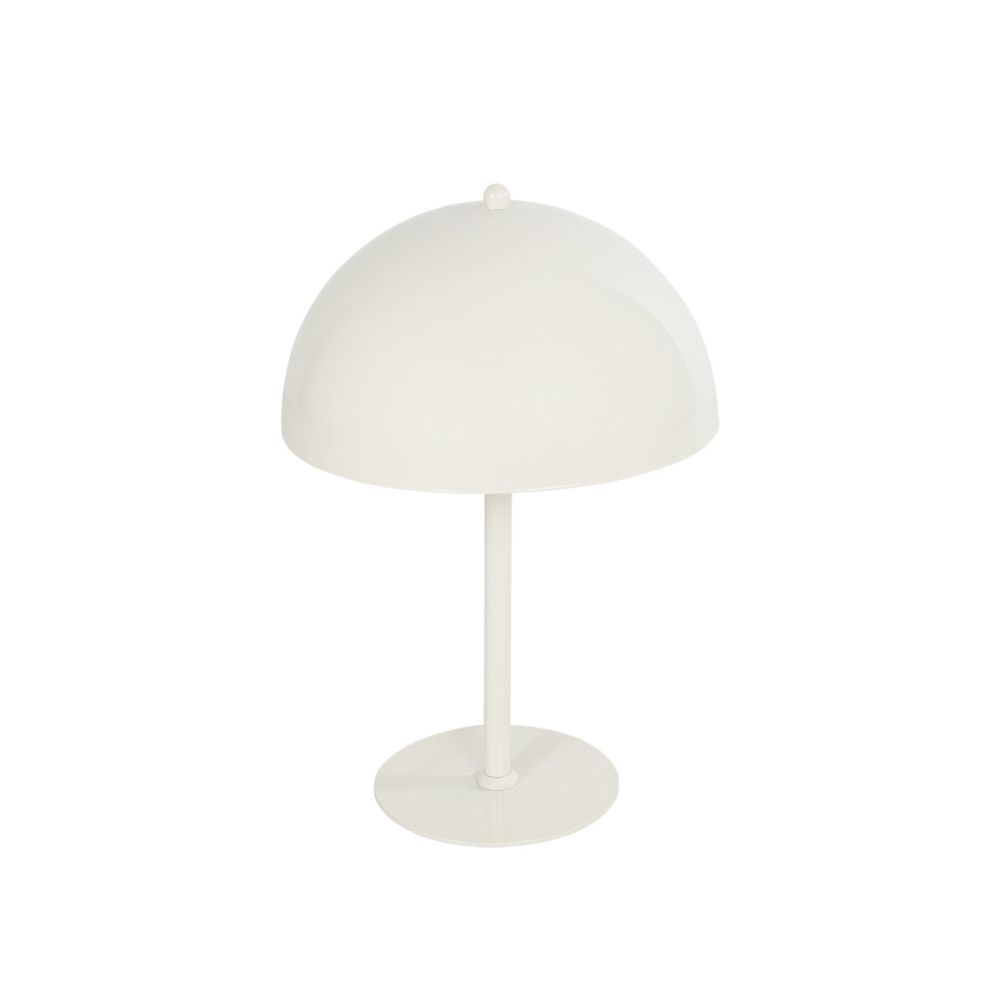 GLOBOSTAR® GASCEIO 204-0140 Μοντέρνο Επιτραπέζιο Φωτιστικό Πορτατίφ με Ντουί 1 x E27 AC 220-240V IP20 - Μπεζ - Μ25 x Π25 x Υ37cm