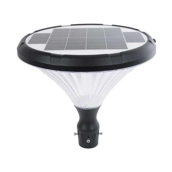 GloboStar® SOLARIOS 90502 Professional LED Solar Urban Park Light Αυτόνομο Ηλιακό Φωτιστικό Πλατείας - Πάρκου - Κήπου 40W 550lm 120° με Ενσωματωμένο Φωτοβολταϊκό Panel 6V 12W & Επαναφορτιζόμενη Μπαταρία Li-ion 3.2V 15000mAh με Αισθητήρα Ημέρας-Νύχτας 