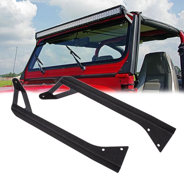 GloboStar® 85560 ΣΕΤ 2 Βάσεις Στήριξης για 1 Μπάρα LED για JEEP WRANGLER YJ Μοντέλο από 1987 έως 1996 GloboStar® 85560 ΣΕΤ 2 Βάσεις Στήριξης για 1 Μπάρα LED για JEEP WRANGLER YJ Μοντέλο από 1987 έως 1996