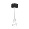 GLOBOSTAR® NOVA 201-0038 Μοντέρνο Επιδαπέδιο Φωτιστικό με Ντουί 1 x E27 AC 220-240V IP20 - Λευκό & Μαύρο - Μ36 x Π36 x Υ148cm