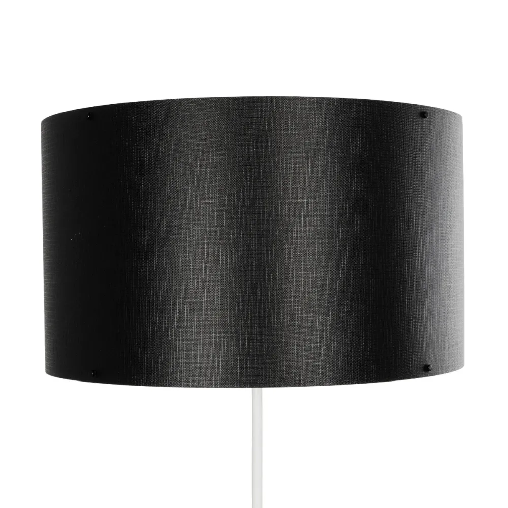 GLOBOSTAR® LUMO 201-0070 Μοντέρνο Επιδαπέδιο Φωτιστικό με Ντουί 1 x E27 AC 220-240V IP20 - Μπεζ & Μαύρο - Μ37 x Π36 x Υ136cm