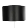 GLOBOSTAR® LUMO 201-0070 Μοντέρνο Επιδαπέδιο Φωτιστικό με Ντουί 1 x E27 AC 220-240V IP20 - Μπεζ & Μαύρο - Μ37 x Π36 x Υ136cm