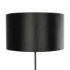 GLOBOSTAR® LUMO 201-0072 Μοντέρνο Επιδαπέδιο Φωτιστικό με Ντουί 1 x E27 AC 220-240V IP20 - Καφέ & Μαύρο - Μ37 x Π36 x Υ136cm