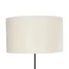 GLOBOSTAR® LUMO 201-0073 Μοντέρνο Επιδαπέδιο Φωτιστικό με Ντουί 1 x E27 AC 220-240V IP20 - Καφέ & Μπεζ - Μ37 x Π36 x Υ136cm