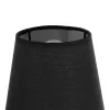 GLOBOSTAR® BLAKI 201-0115 Μοντέρνο Φωτιστικό Τοίχου - Απλίκα με Ντουί 1 x E27 AC 220-240V IP20 - Μαύρο - Μ40 x Π15 x Υ20cm