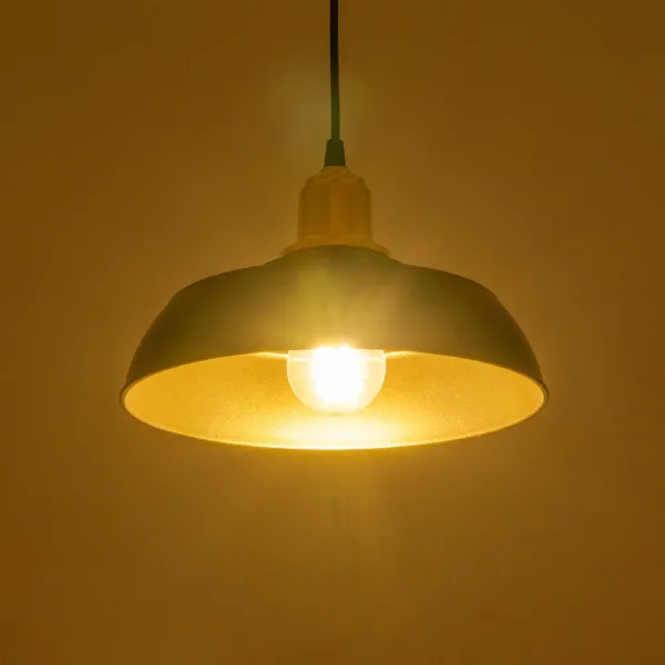 GLOBOSTAR® LOAN 203-0279 Μοντέρνο Κρεμαστό Φωτιστικό Οροφής με Ντουί 1 x E27 AC 220-240V IP20 - Μαύρο & Χρυσό  - Μ25.5 x Π25.5 x Υ17cm